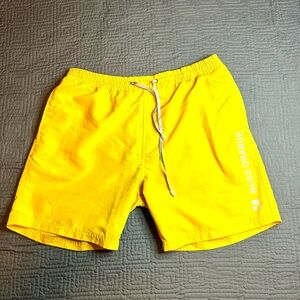 Boss Orange Swimwear Trunks Yellow Size Medium